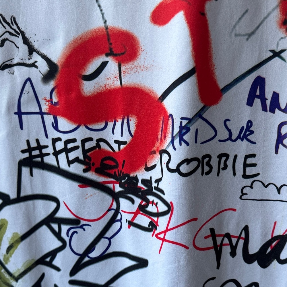 Fashion Nova My Expression Graffiti Tunic Top - Picture 6 of 14